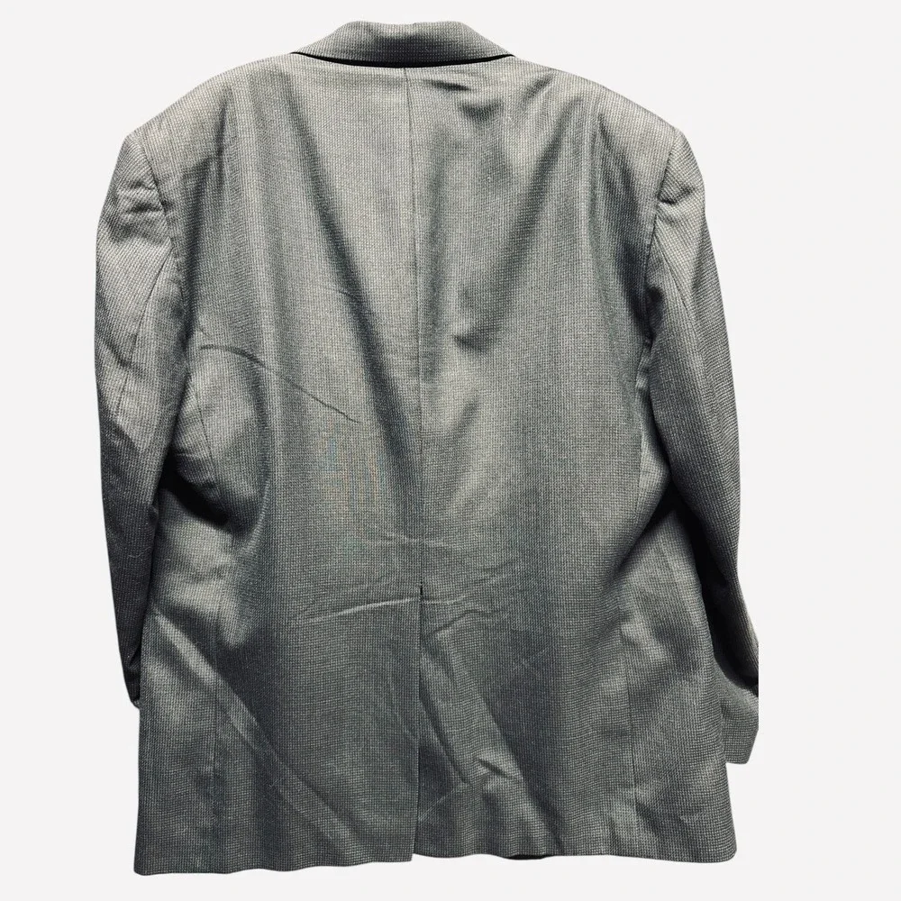 Vintage Christian Dior‎ Monsieur Wool Tailored Blazer Gray Men's Sport Coat
